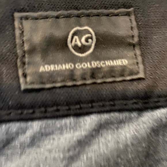 Vintage faux leather Black trouser Adriano Goldschmed - Picture 5 of 8